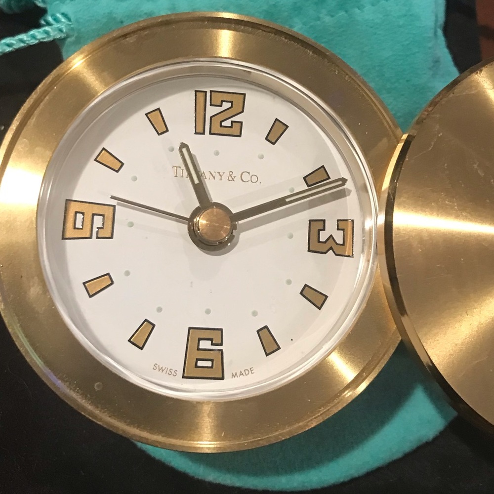 Tiffany table clock